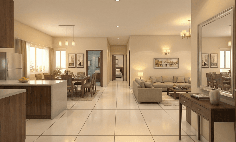 Premium 3.5 BHK Apartment - 2500 Sq.Ft in Windlass River Valley